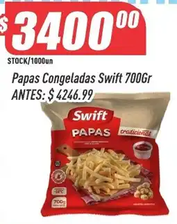 Supermercados Comodin Swift papas congeladas oferta