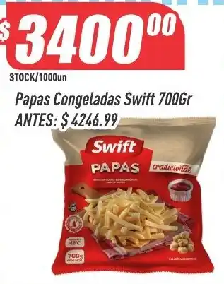 Supermercados Comodin Swift papas congeladas oferta