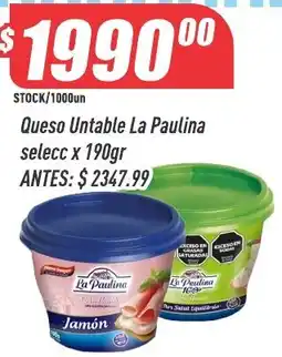 Supermercados Comodin La Paulina queso untable oferta