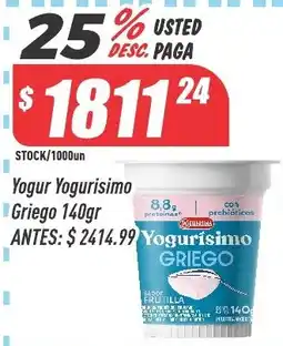 Supermercados Comodin Yogurisimo yogur griego oferta