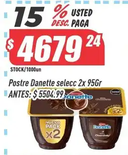 Supermercados Comodin Danette postre selecc oferta
