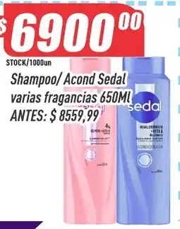 Supermercados Comodin Sedal shampoo/ acond sedal oferta