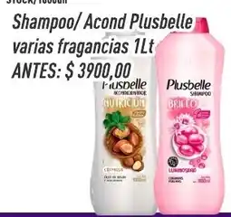 Supermercados Comodin Plusbelle shampoo oferta