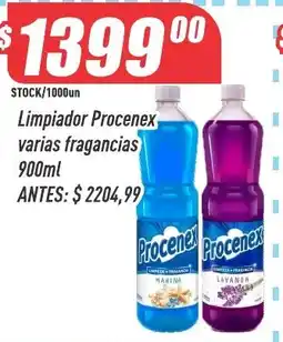 Supermercados Comodin Procenex limpiador varias fragancias oferta