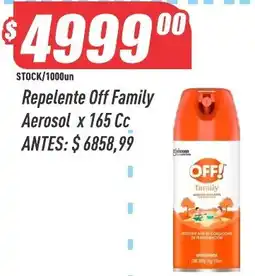 Supermercados Comodin Off repelente off family oferta