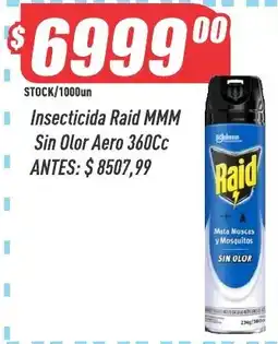 Supermercados Comodin Raid insecticida mmm oferta