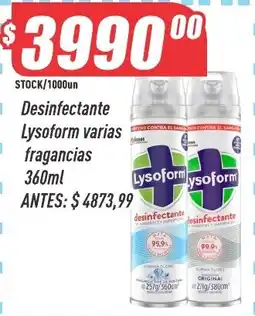 Supermercados Comodin Lysoform desinfectante varias fragancias oferta