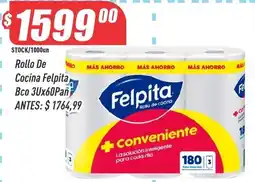 Supermercados Comodin Felpita rollo de cocina oferta