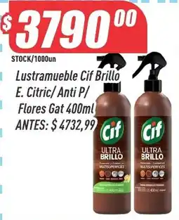 Supermercados Comodin Cif lustramueble brillo e. citric/anti p/ flores gat oferta