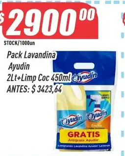 Supermercados Comodin Ayudin pack lavandina oferta