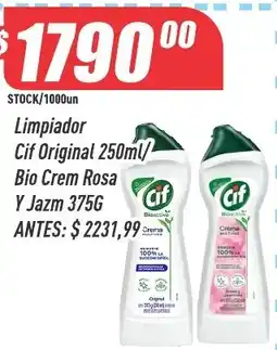 Supermercados Comodin Cif limpiador cif original 250ml y bio crem rosa oferta