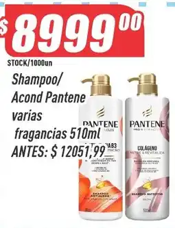 Supermercados Comodin Pantene shampoo acondicionador varias fragancias oferta