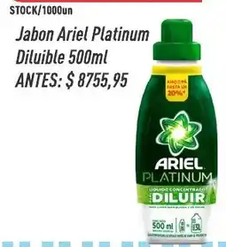 Supermercados Comodin Ariel platinum jabon diluible oferta