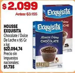 Makro Exquisita - mousse chocolate / dulce de leche oferta