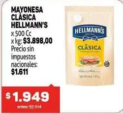 Makro Hellmann's - mayonesa clásica oferta