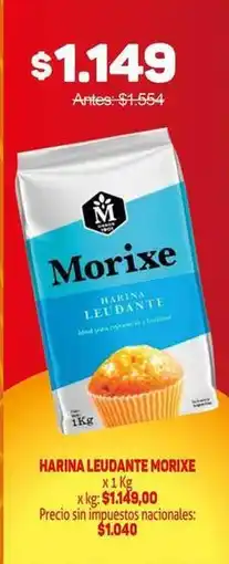 Makro Morixe - harina leudante oferta