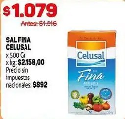 Makro Celusal - sal fina oferta