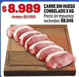 Makro Carne sin hueso congelado x kg oferta