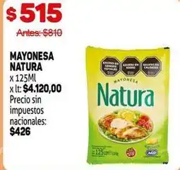Makro Natura - mayonesa oferta