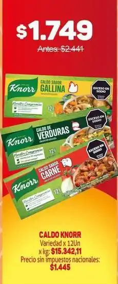 Makro Knorr - caldo oferta