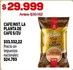 Makro La planta de café - cafe inst. la planta de cafe s/zu oferta