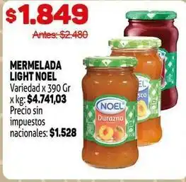 Makro Noel - mermelada light oferta