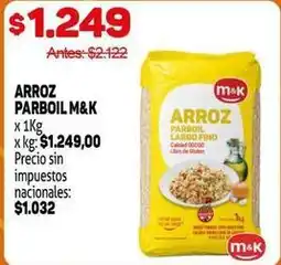Makro M&k - arroz parboil oferta