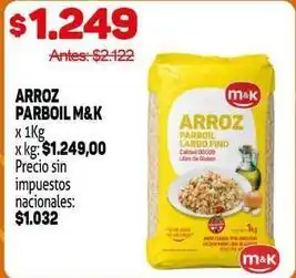 Makro M&k - arroz parboil oferta