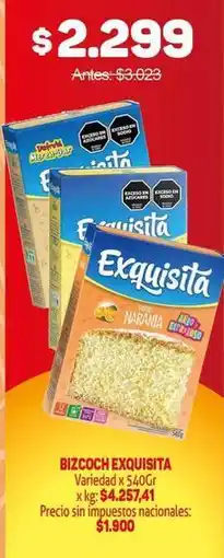 Makro Exquisita - bizcoch oferta