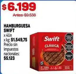 Makro Swift - hamburguesa oferta