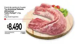 La Anonima Tutto - carré de cerdo sin hueso oferta