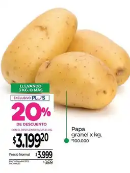 La Anonima Papa granel oferta