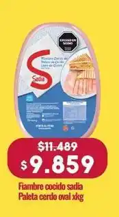 Makro Sadia - fiambreria cocida paleta cerdo oval oferta