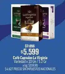 Makro La virginia - café cápsulas espresso oferta
