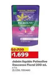 Makro Palmolive - jabón líquido descanso floral 200 ml oferta