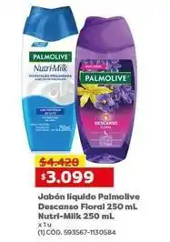 Makro Palmolive - jabón líquido descanso floral 250 ml nutri-milk 250 ml oferta