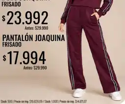 Super MAMI Pantalón joaquina frisado oferta