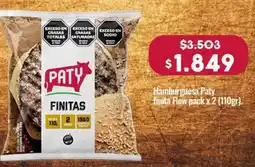 Makro Paty hamburguesa finitas oferta
