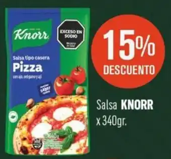 Makro Knorr salsa tipo casera pizza oferta
