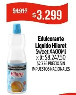 Makro Hileret edulcorante liquido sweet oferta