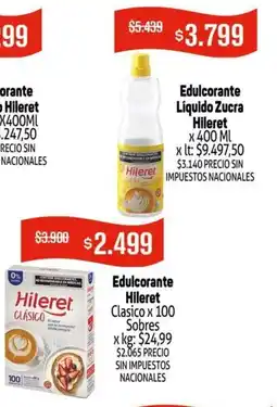 Makro Hileret edulcorante liquido zucra oferta