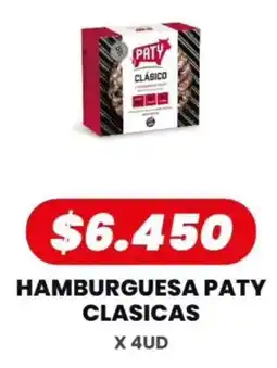Autoservicio Capo Paty hamburguesa clasicas oferta