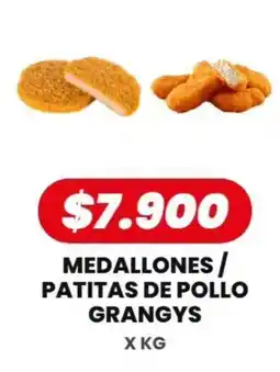 Autoservicio Capo Grangys medallones / patitas de pollo oferta
