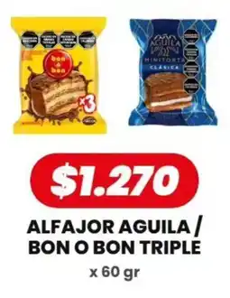 Autoservicio Capo Alfaajor aguila / bon o bon triple oferta