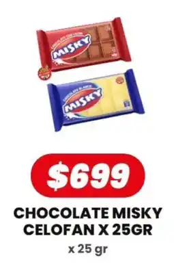 Autoservicio Capo Misky chocolate oferta