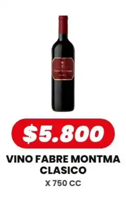 Autoservicio Capo Fabre Montma vino clasico oferta