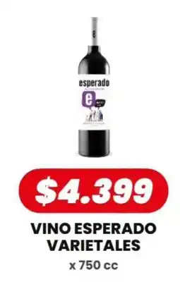 Autoservicio Capo Esperado vino varietales oferta