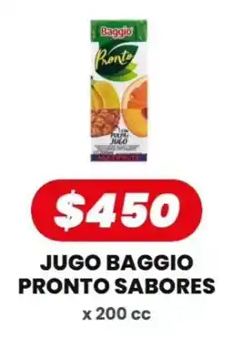 Autoservicio Capo Baggio jugo pronto sabores oferta