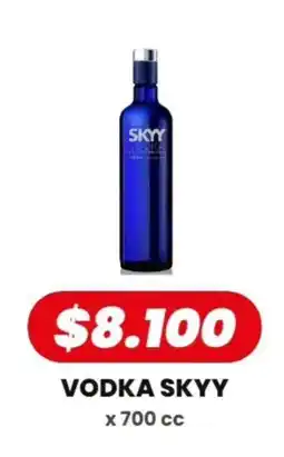 Autoservicio Capo Vodka skyy oferta
