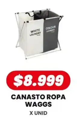 Autoservicio Capo Waggs canasto ropa oferta